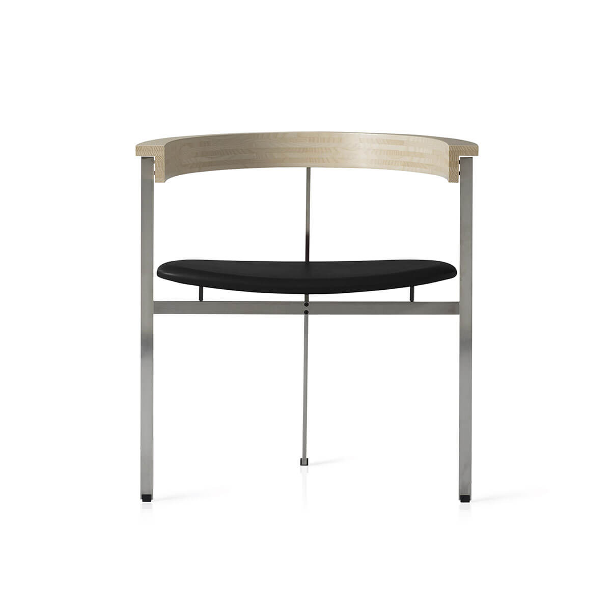 Mobile / BlackMenu / PK11 Armchair In Black Leather, designed by Poul Kjaerholm