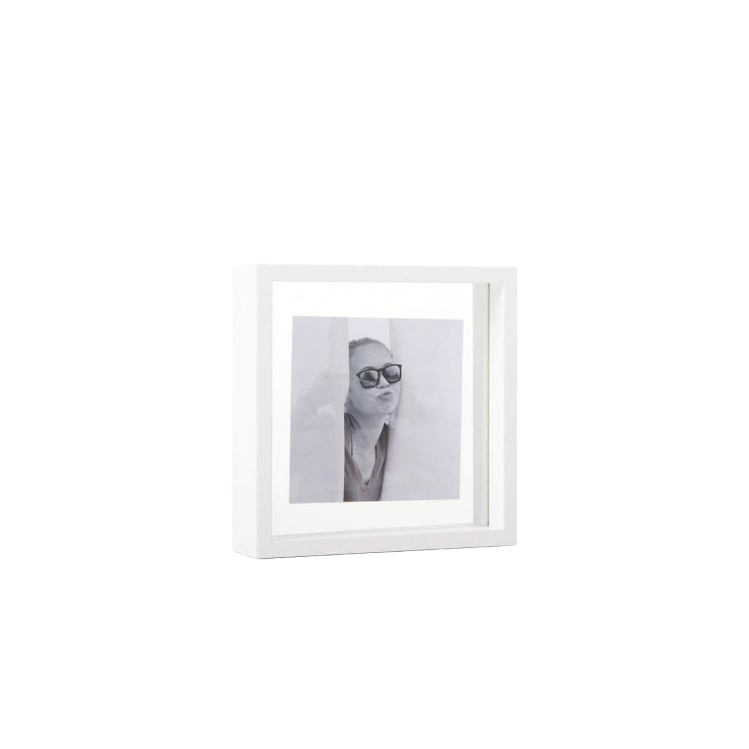 Small / White / Mobile / BlackMenu / Floating Box Picture Frame