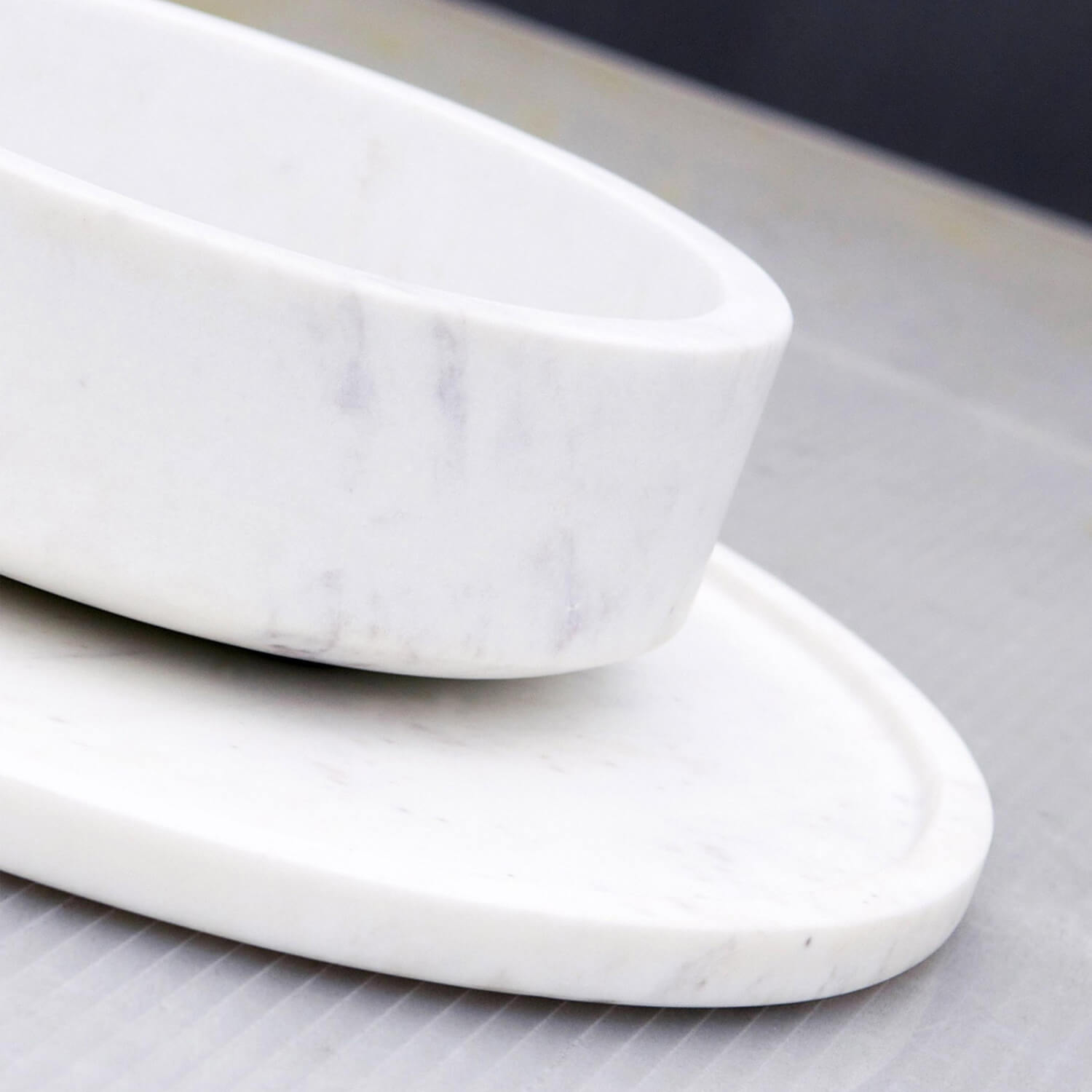 Set bandeja bowls mármol – Patioriente