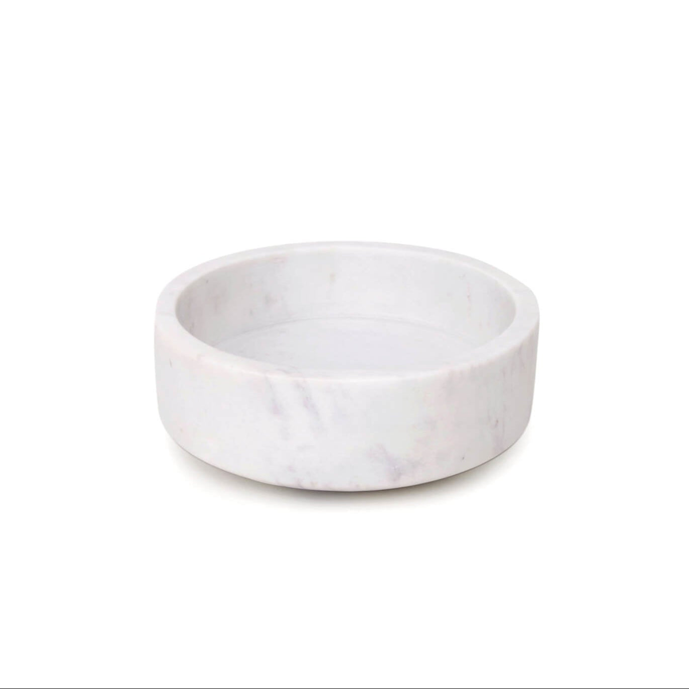 Bowl 2 / Mobile / BlackMenu / Forte White Marble Bowl and Tray
