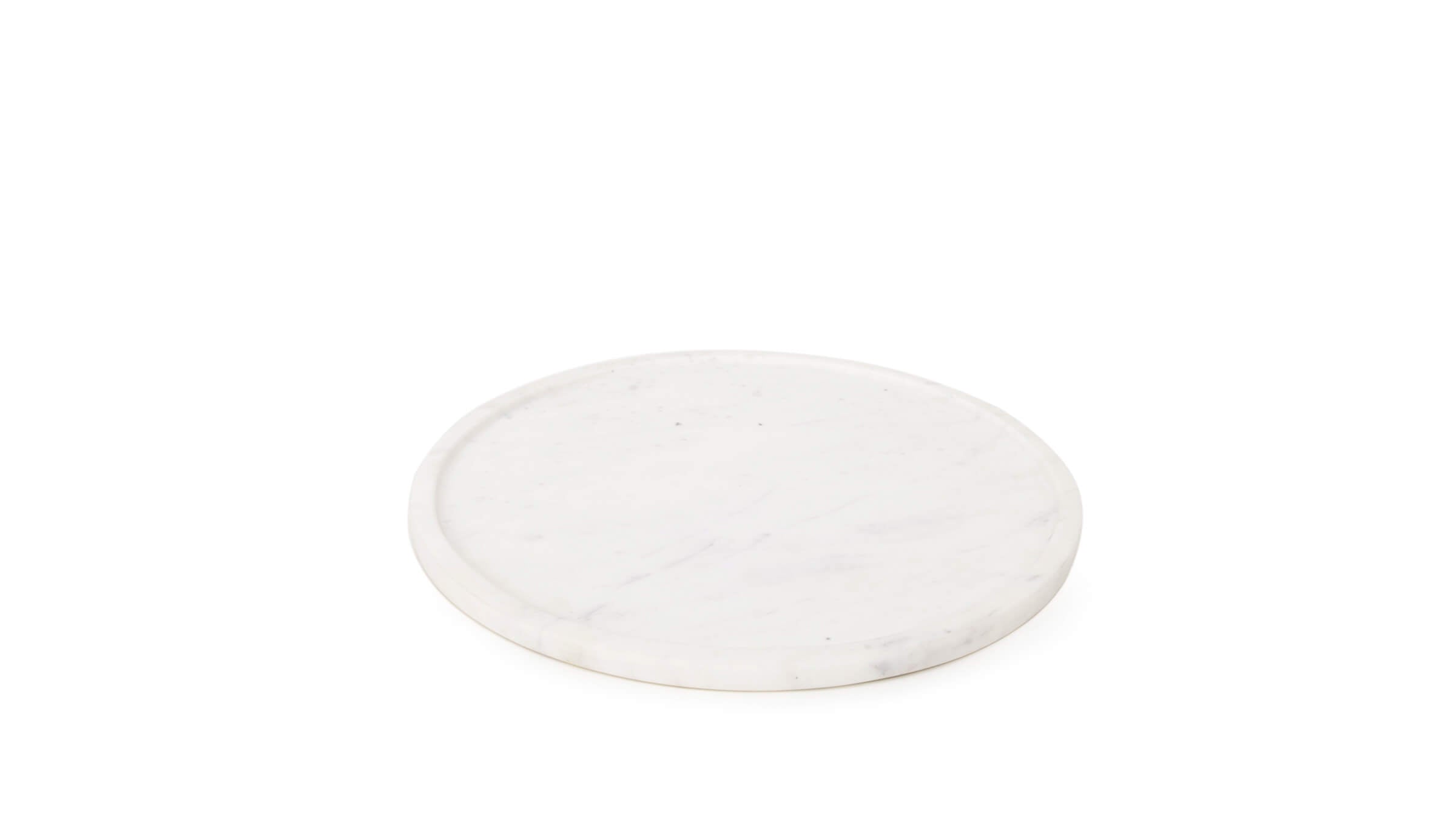Tray / Desktop / BlackMenu / Forte White Marble Bowl and Tray