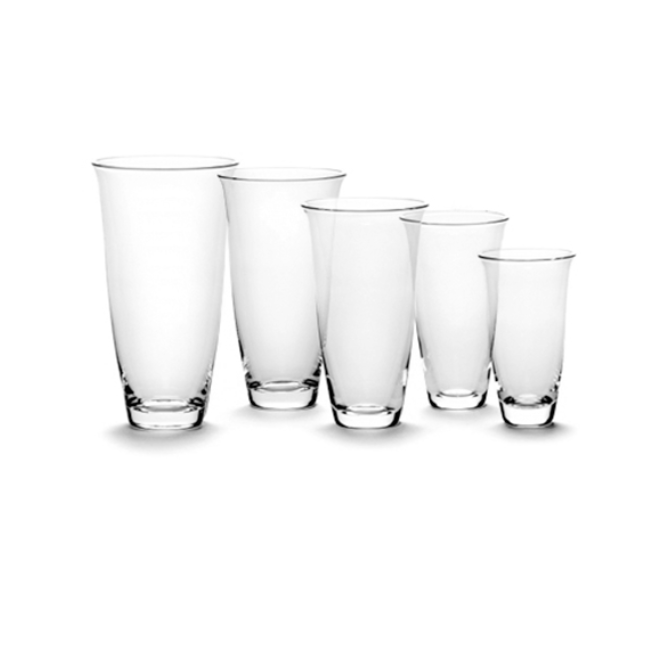 Clear 10 fl oz /  Mobile / WhiteMenu / Frances Universal Glass Designed By Ann Demeulemeester for Serax
