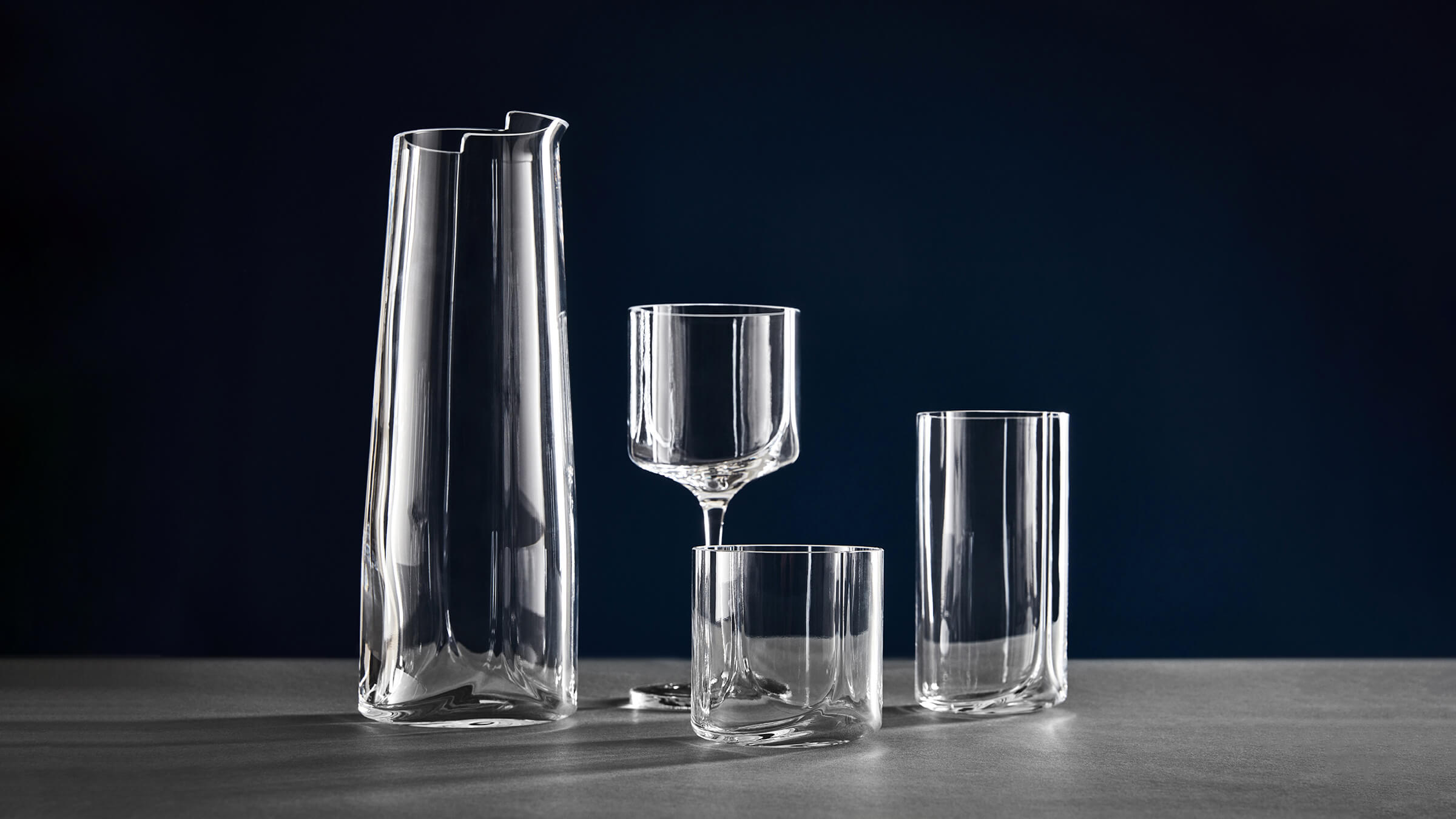 Desktop / WhiteMenu / Hew Tumblers, designed by Zaha Hadid Design