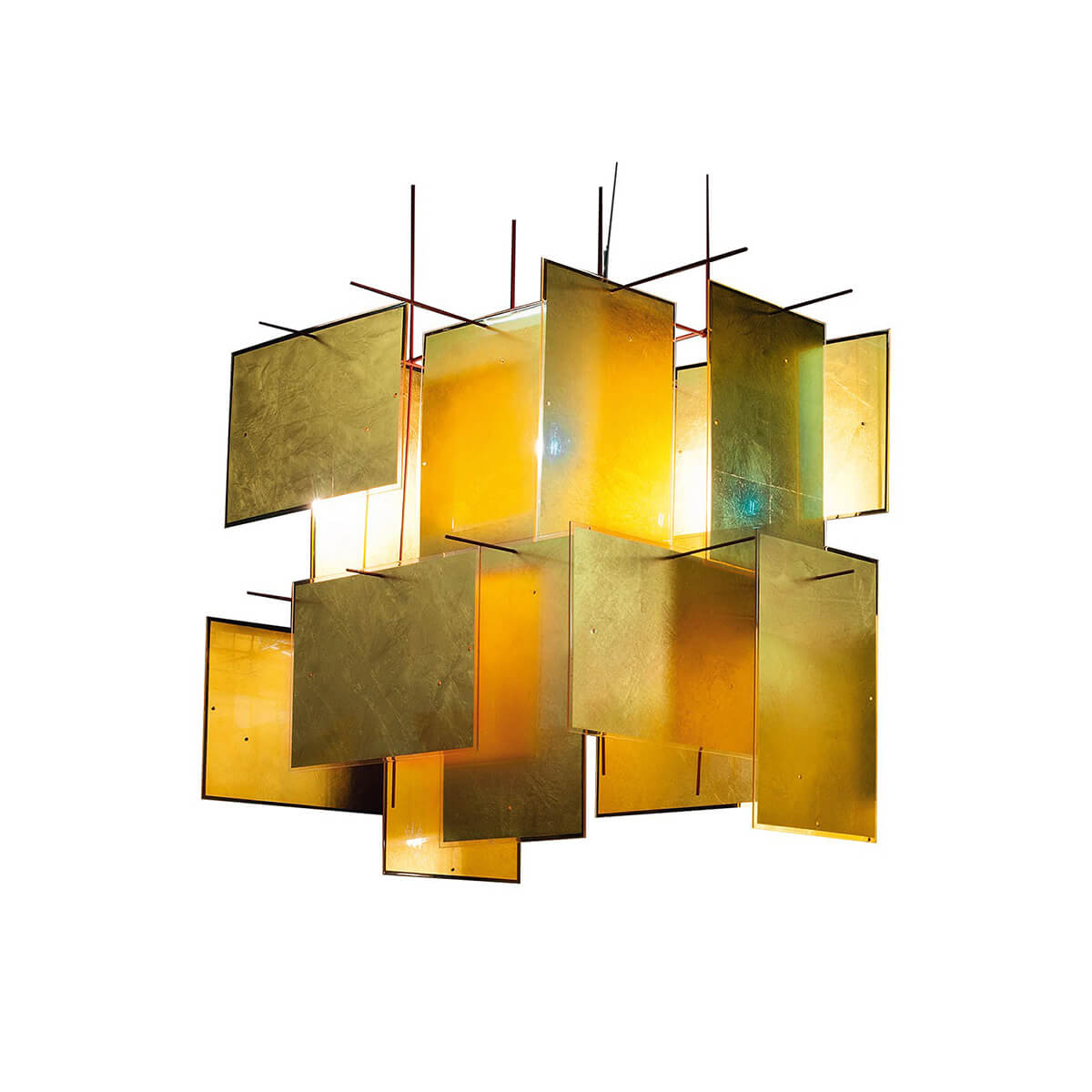 Mobile / BlackMenu / 1000 Karat Blau Pendant Lamp, designed by Axel Schmid