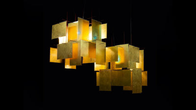 Desktop / WhiteMenu / 1000 Karat Blau Pendant Lamp, designed by Axel Schmid