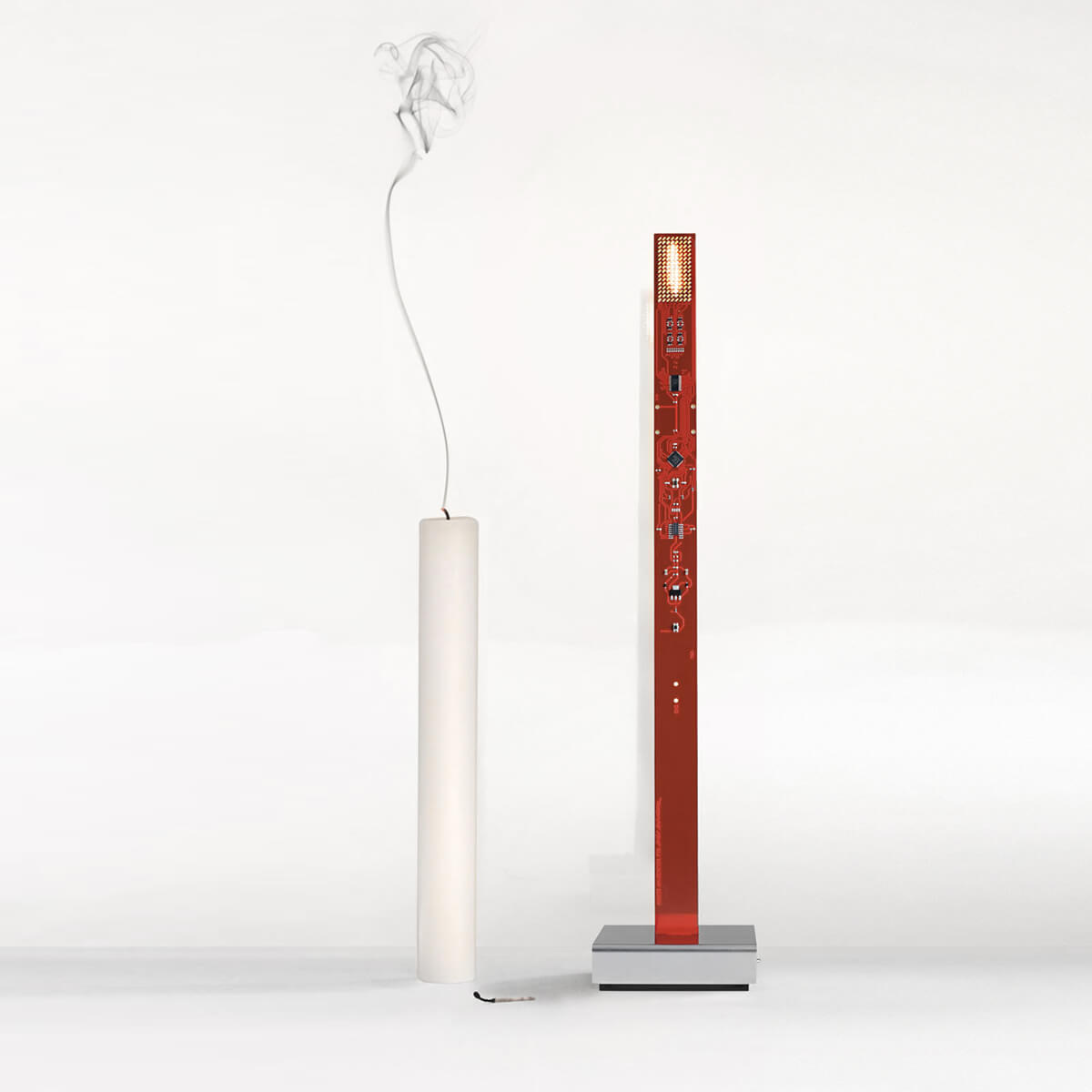 Ingo Maurer Floor Lamp My New Flame LED Table Lamp