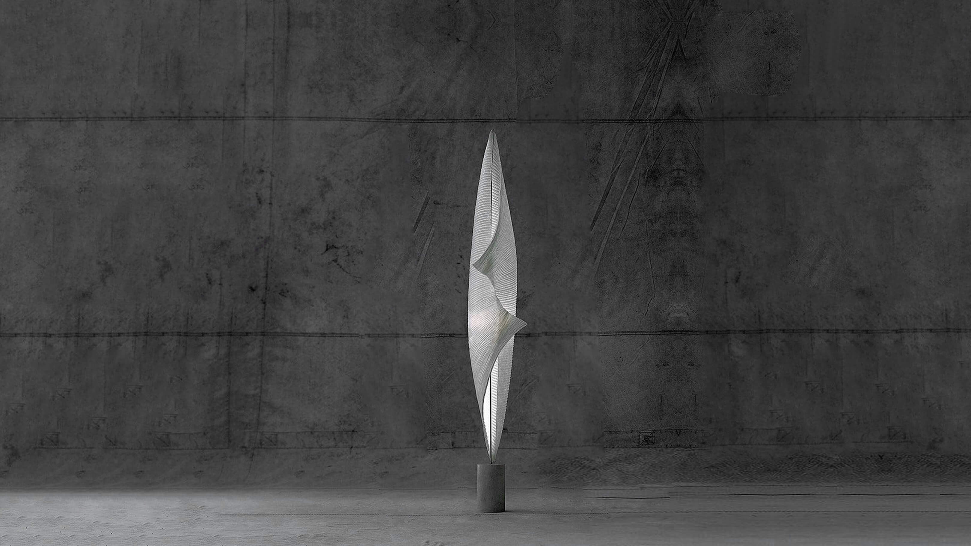 Medium / Desktop / WhiteMenu / Wo-Tum-Bu Floor Lamp