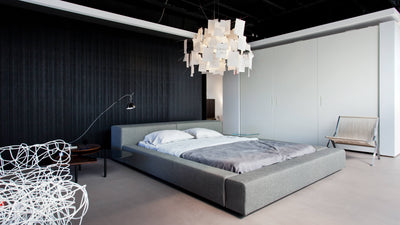 Desktop / WhiteMenu / Zettel'z 5 Chandelier, designed by Ingo Maurer
