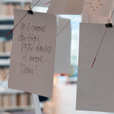 Mobile / BlackMenu / Zettel'z 5 Chandelier, designed by Ingo Maurer
