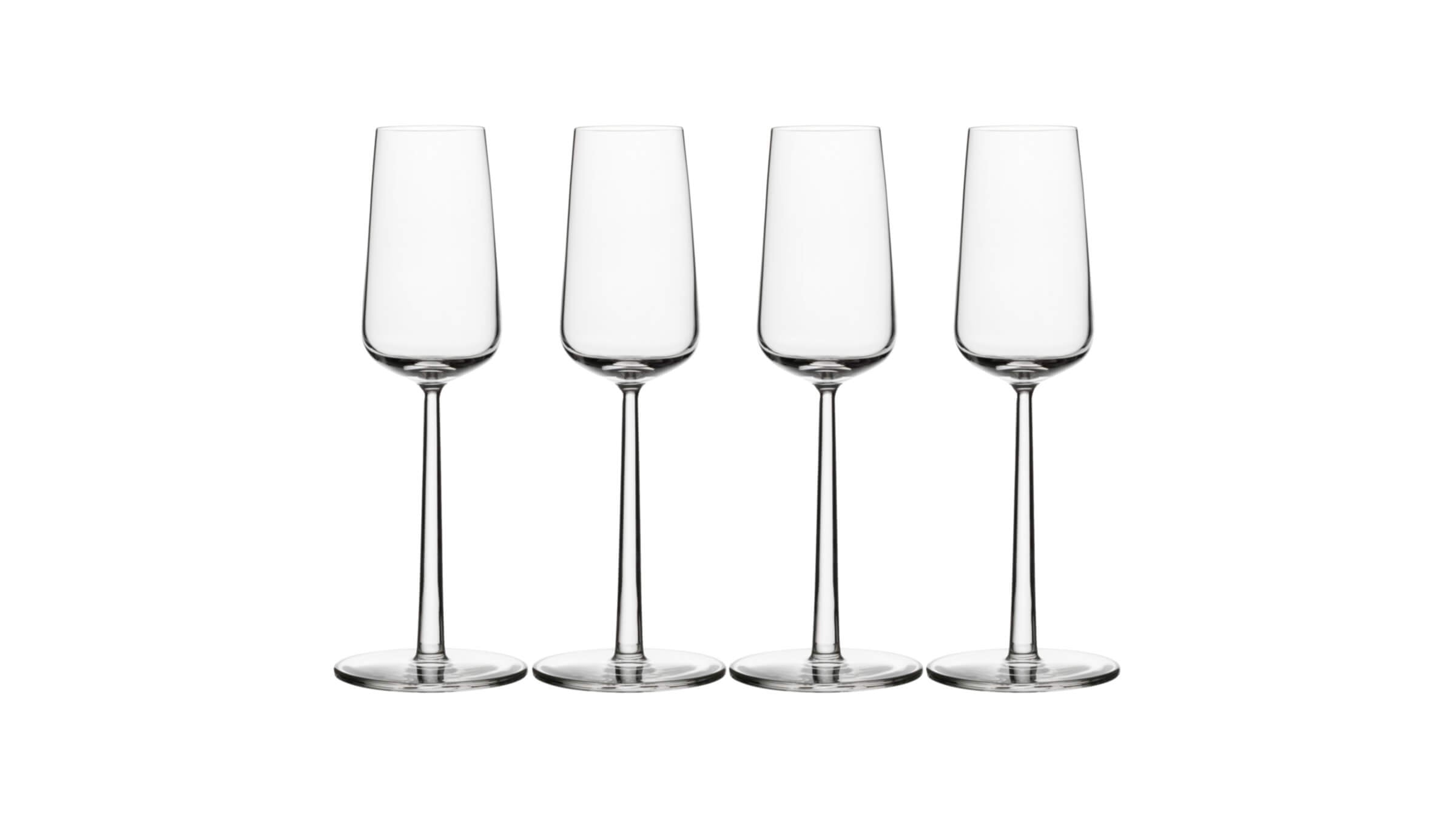 Champagne (Set of 4) / Desktop / BlackMenu / Essence Glassware, designed by Alfredo Häberli