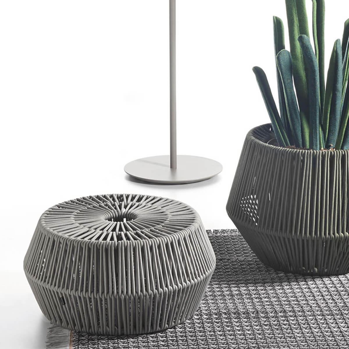 Mobile / BlackMenu / ZigZag Pouf, designed by Emiliana Design Studio
