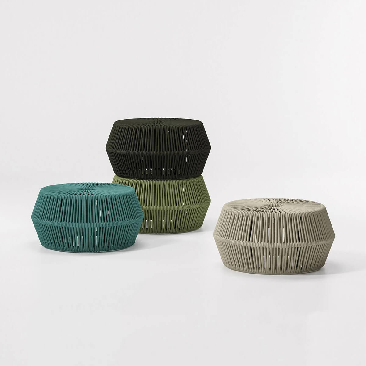 Mobile / BlackMenu / ZigZag Pouf, designed by Emiliana Design Studio