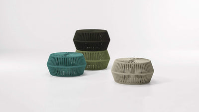 Desktop / BlackMenu / ZigZag Pouf, designed by Emiliana Design Studio