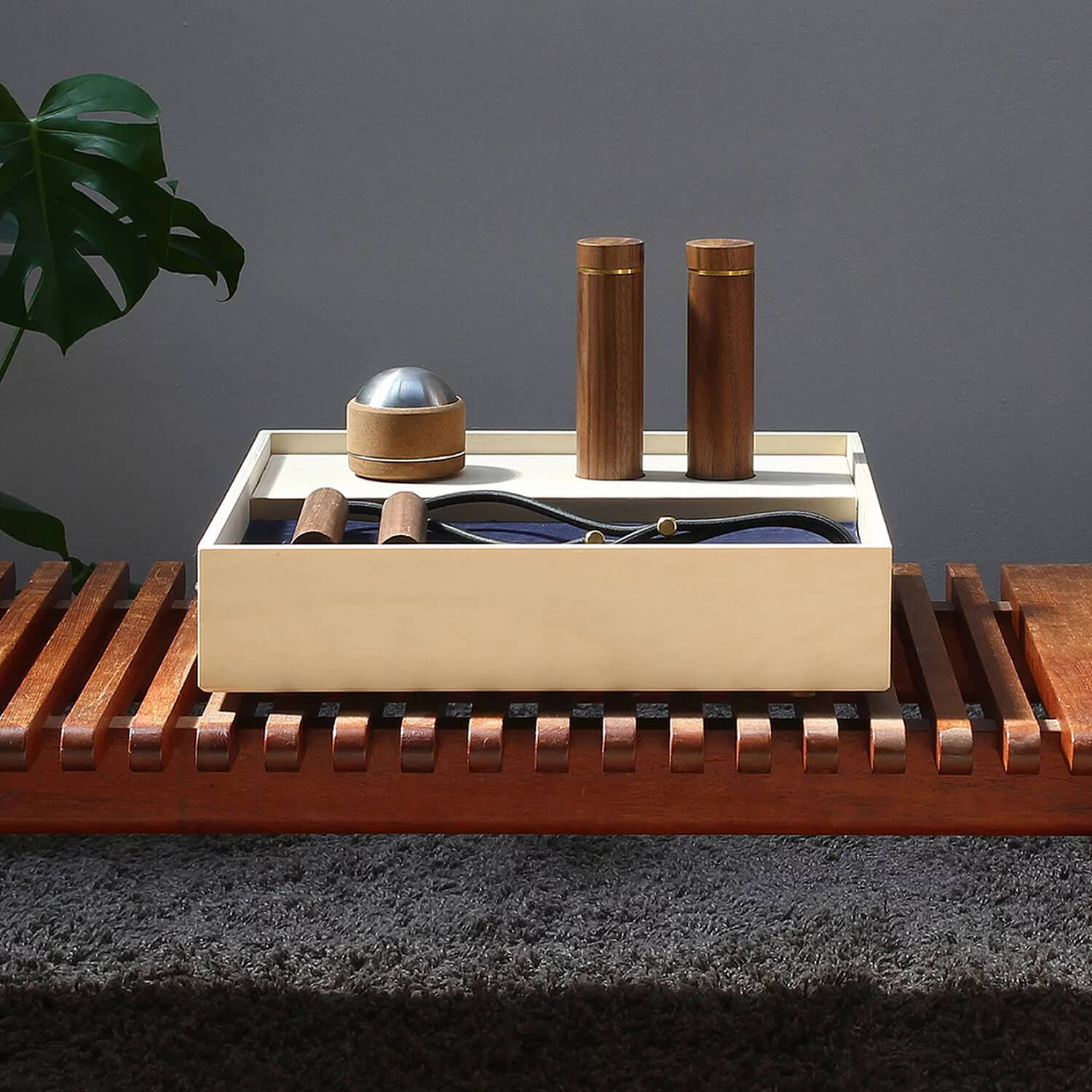 American Walnut / Mobile / WhiteMenu / Home Gym - Set A