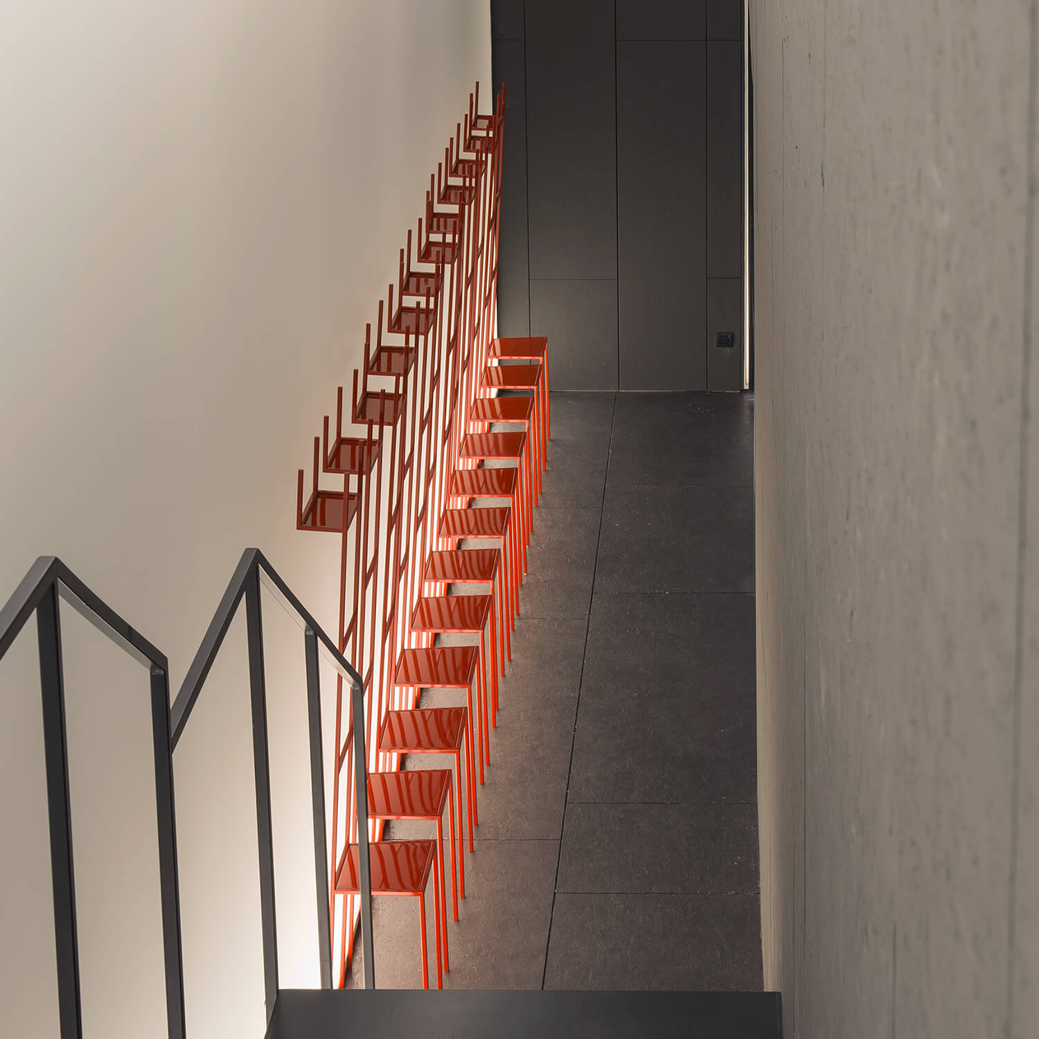Red / Mobile / BlackMenu / Mate Clothes Valet, designed by (a+b) dominoni & quaquaro