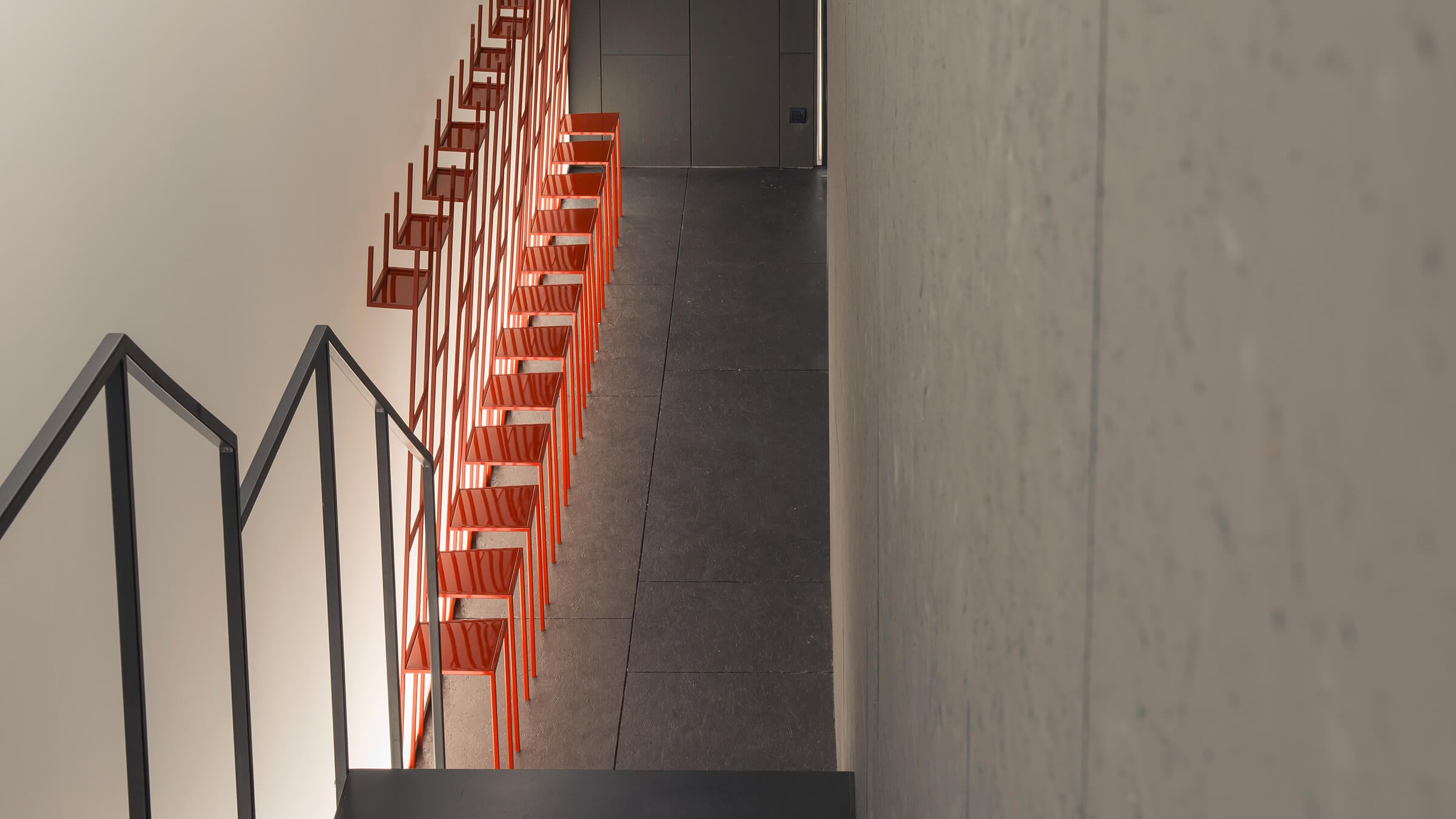 Red / Desktop / WhiteMenu / Mate Clothes Valet, designed by (a+b) dominoni & quaquaro