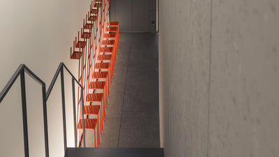 Red / Desktop / WhiteMenu / Mate Clothes Valet, designed by (a+b) dominoni & quaquaro