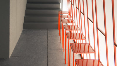 Red / Desktop / BlackMenu / Mate Clothes Valet, designed by (a+b) dominoni & quaquaro