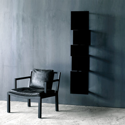 Shape A / Black / Mobile / WhiteMenu / Bukva Bookcase made by Living Divani