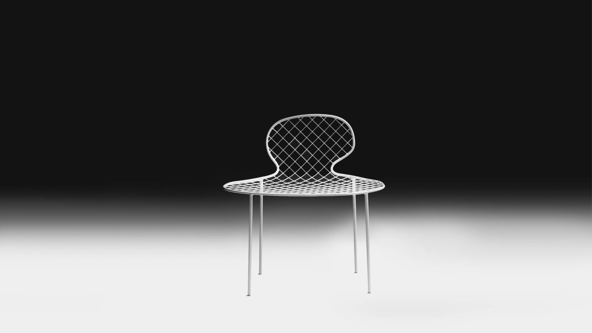 A / Desktop / WhiteMenu / Family Chairs, designed by Junya Ishigami made by Living Divani