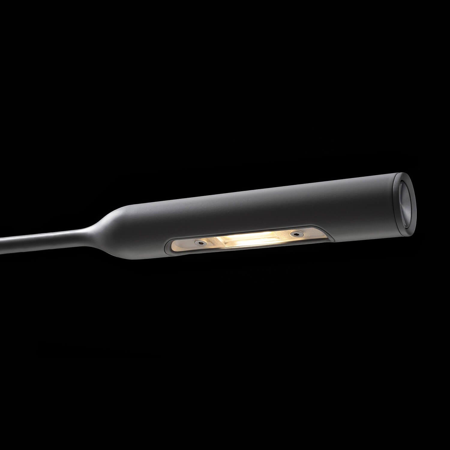 Black Soft Touch / Mobile / WhiteMenu / Flo Bedside Lamp, designed by Foster + Partners