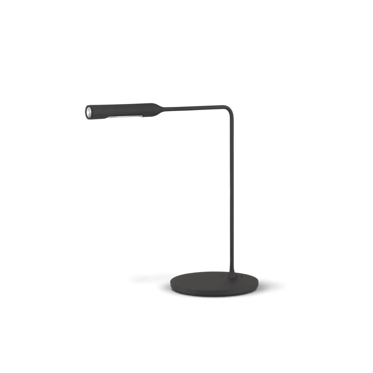 Black Soft Touch / Mobile / BlackMenu / Flo Bedside Lamp, designed by Foster + Partners