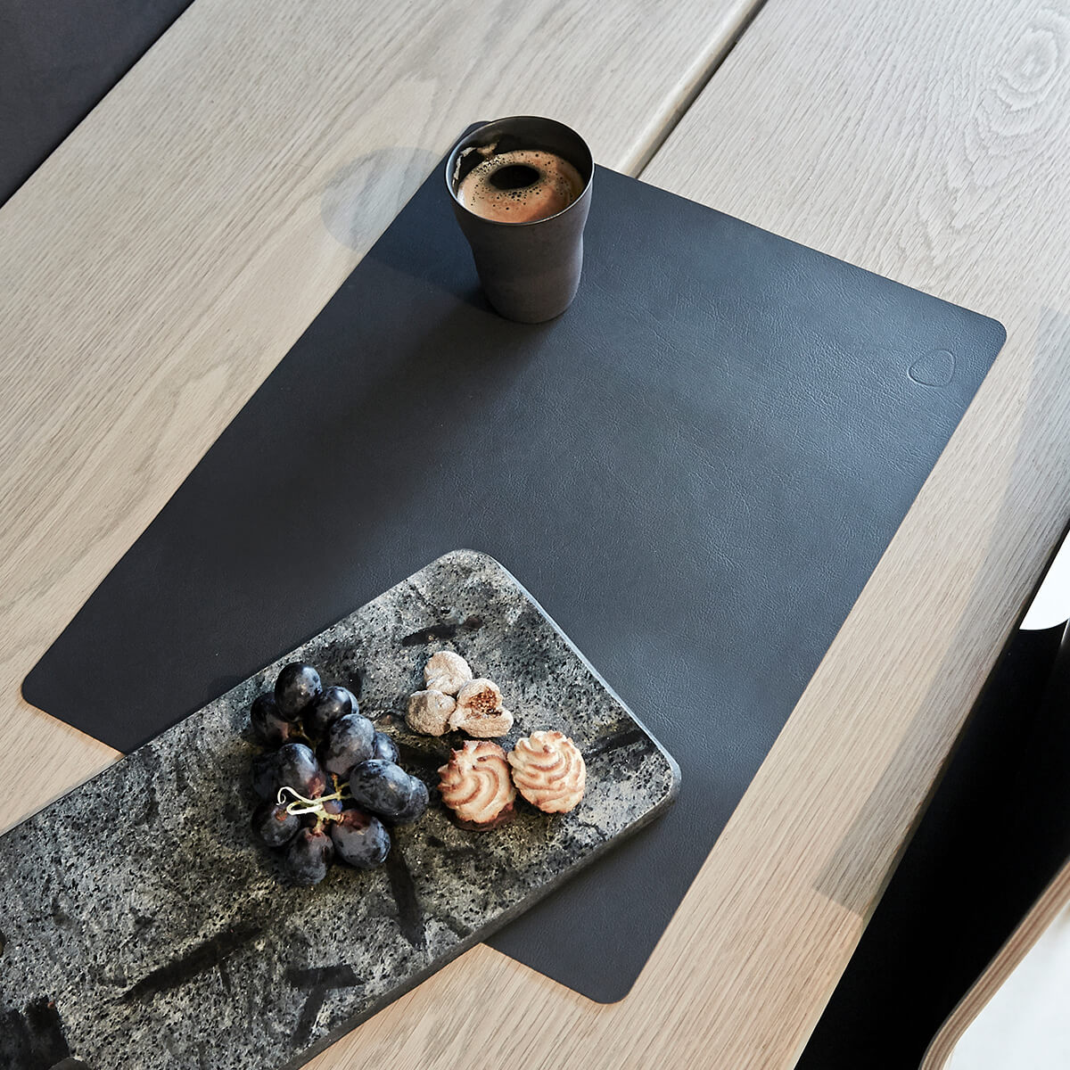 Recycled Leather Placemats / Small Size / 15.8 X 