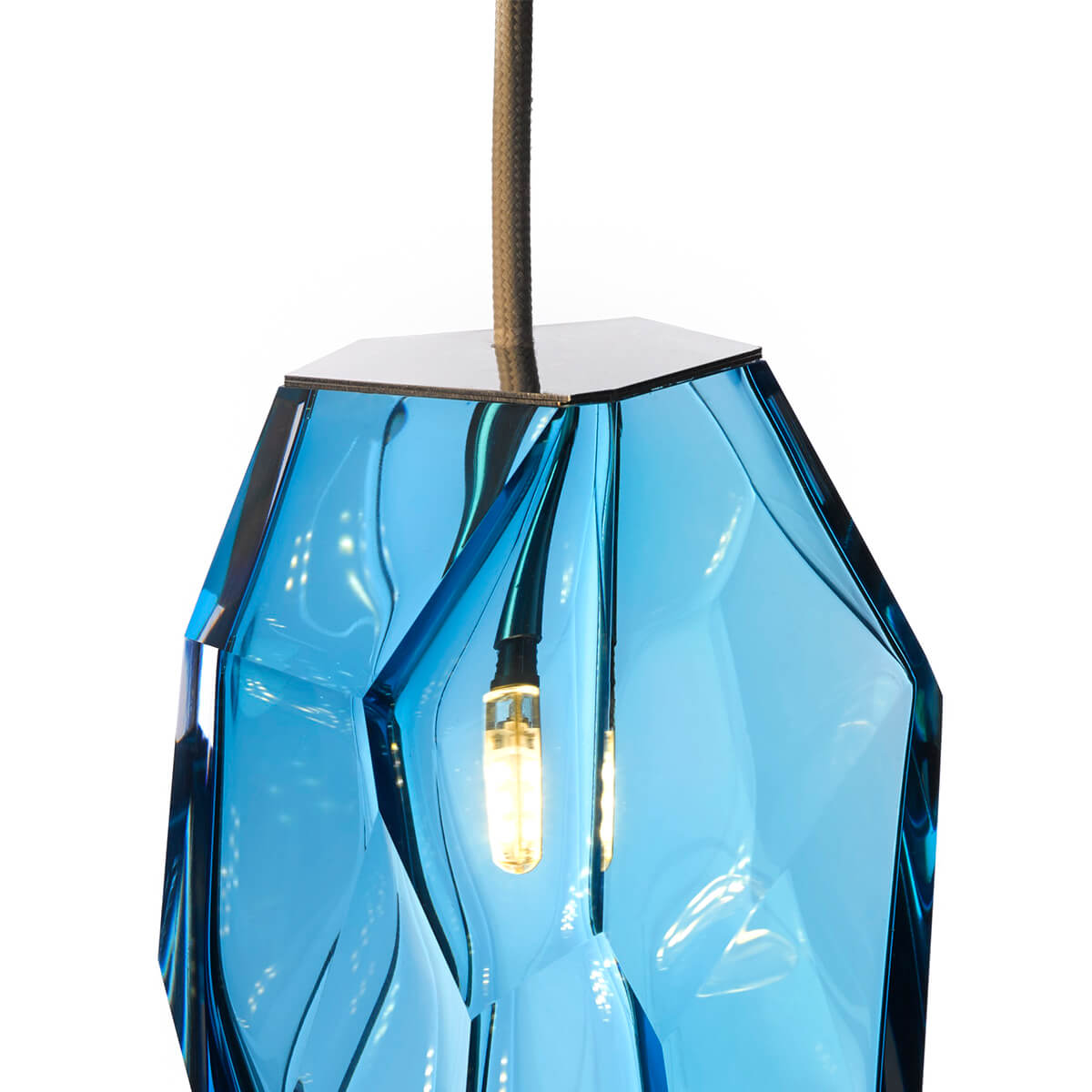 Lasvit Pendant Lamp Crystal Rock 1 Pendant Lamp