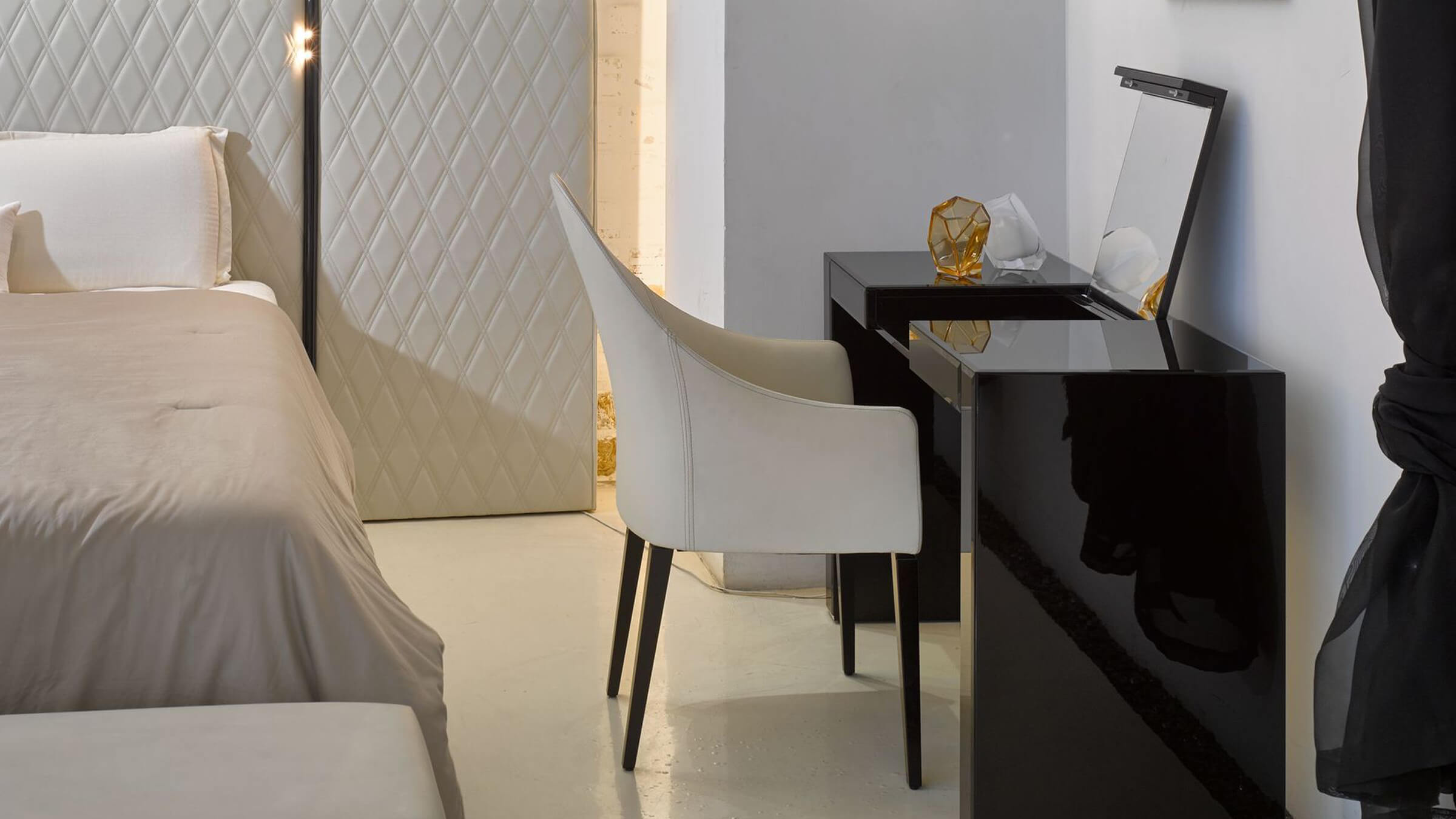 Amber / Desktop / BlackMenu / Crystal Rock Vase, designed by Arik Levy