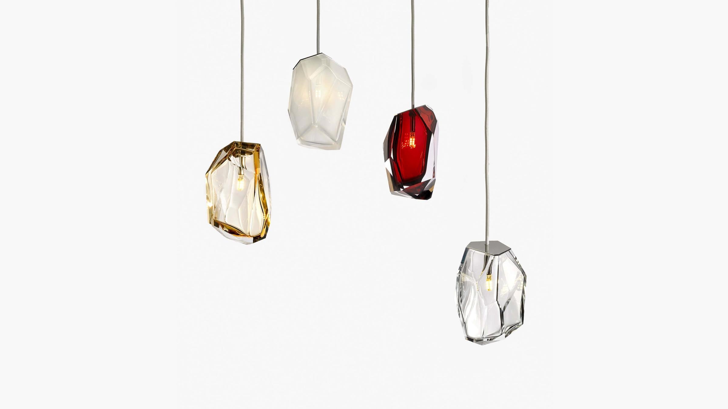 Lasvit Pendant Lamp Crystal Rock 1 Pendant Lamp