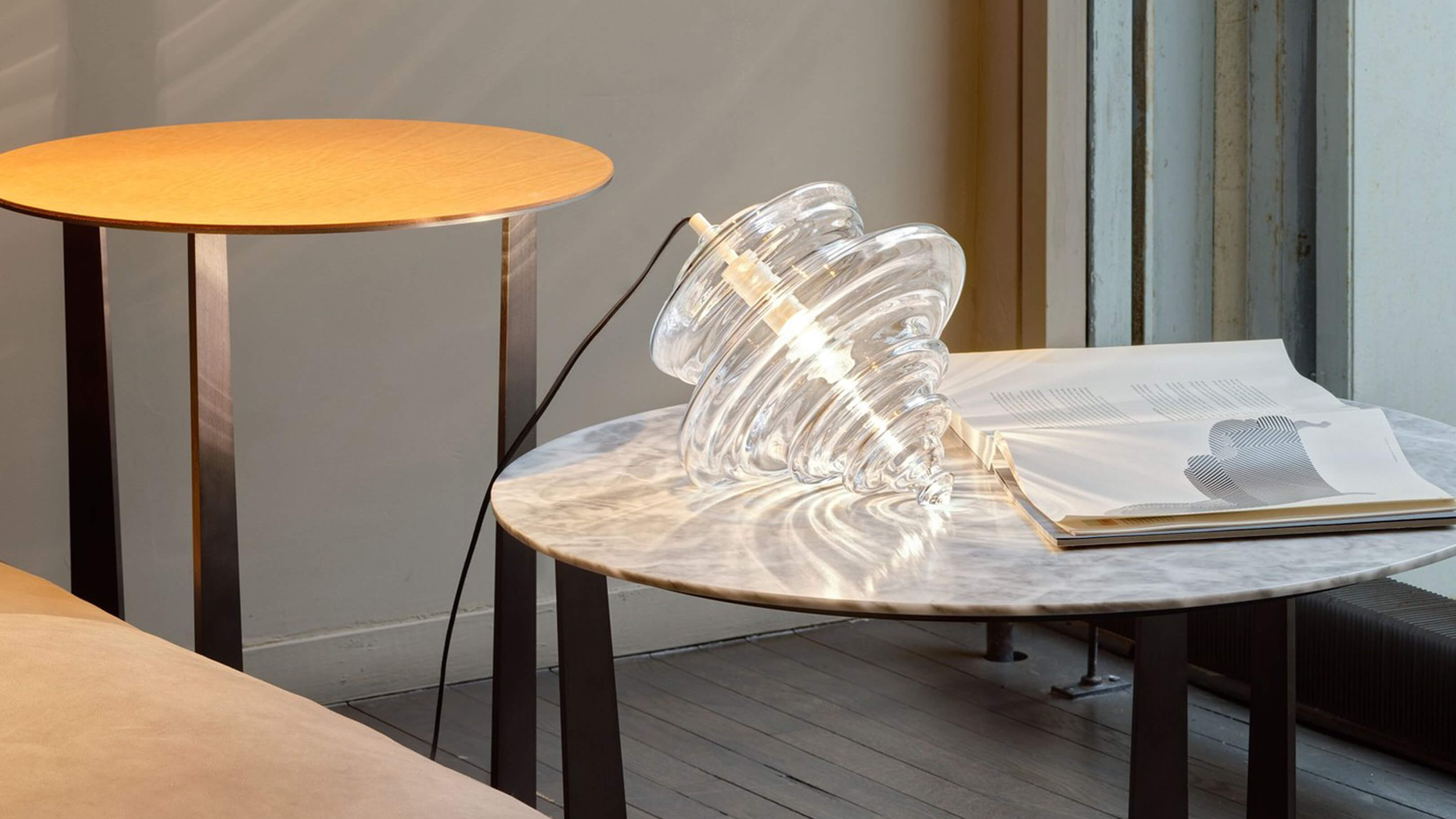 Desktop / WhiteMenu / La Scala Table Lamp, designed by Jan Plechac & Henry Wielgus