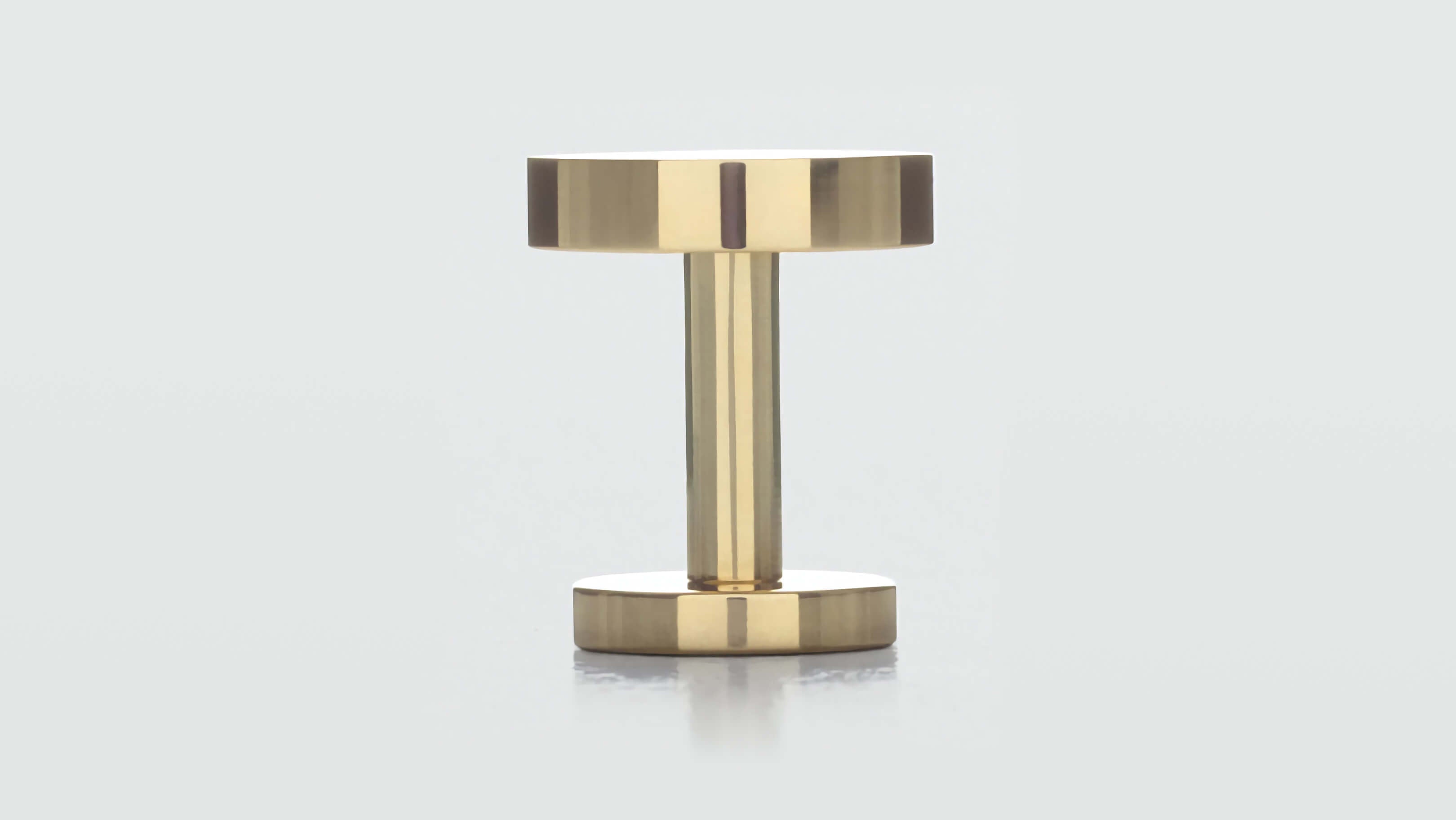 Polished Brass / Desktop / BlackMenu / Minimalux Cuff Links, designed by Alice Made This