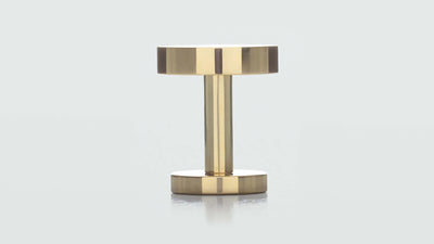 Polished Brass / Desktop / BlackMenu / Minimalux Cuff Links, designed by Alice Made This