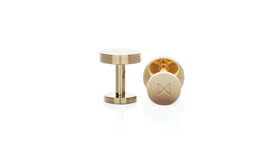 Polished Brass / Desktop / BlackMenu / Minimalux Cuff Links, designed by Alice Made This