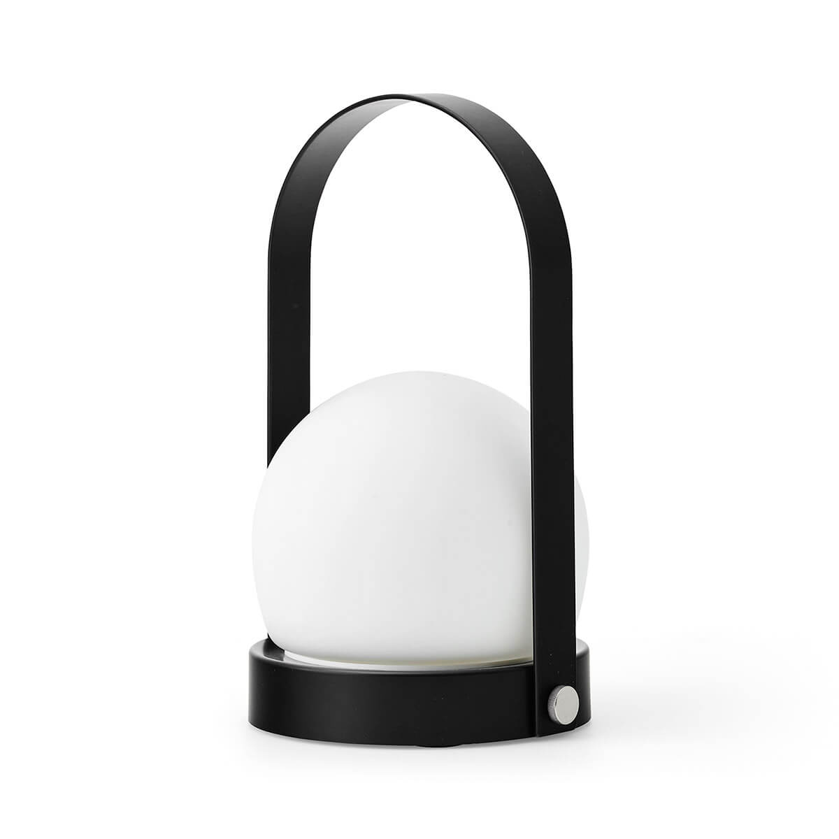 Black / Mobile / BlackMenu / Carrie Portable LED Lamp, designed by Norm Architects
