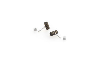 Cylinder / Sycamore/Ebony / Desktop / BlackMenu / Second Life Duo Earrings, designed by Moissue