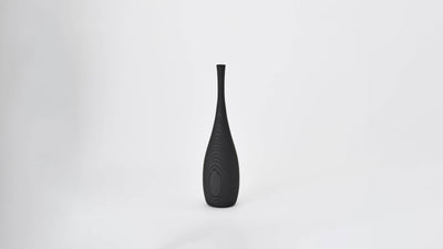 Mezzo / Black Ash / Desktop / BlackMenu / Linea Vases designed by Iwata Mokkou Studio