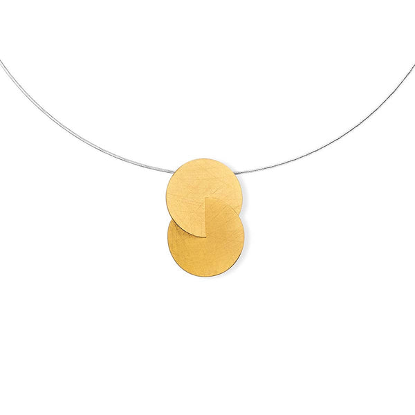 Gerry Browne Gold Double Disc Gold Pendant - Jewellery from Gerry Browne  Jewellers UK