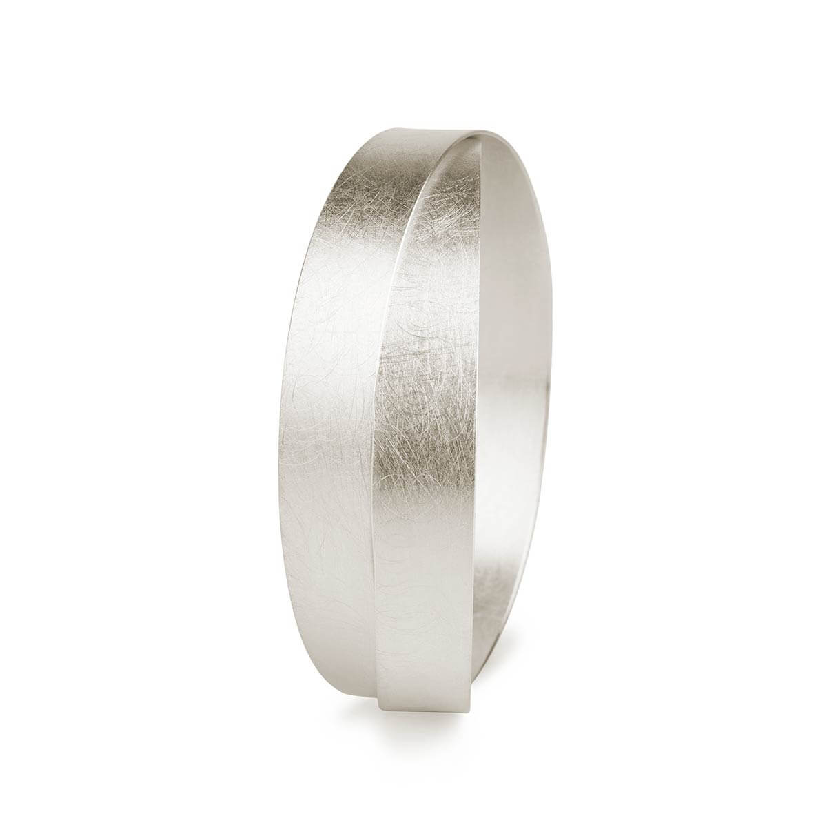Mobile / BlackMenu / Double Loop Silver Bracelet, designed by Marcin Zaremski