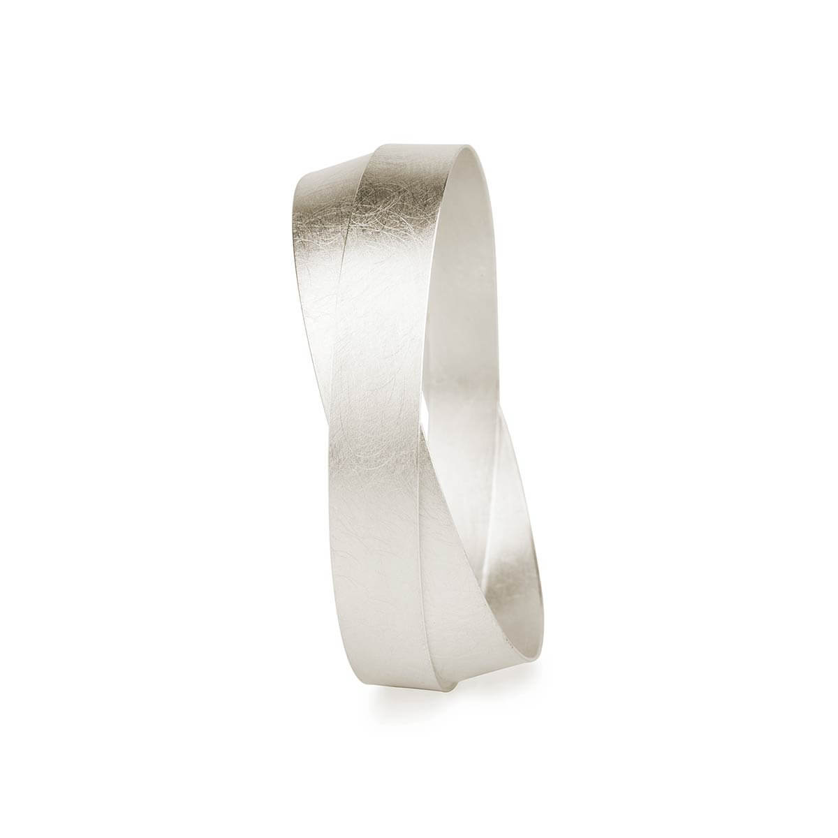 Mobile / BlackMenu / Double Loop Silver Bracelet, designed by Marcin Zaremski