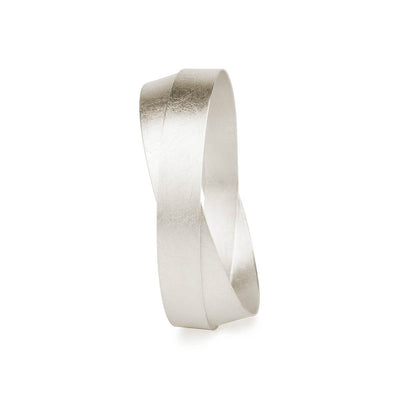 Marcin Zaremski Jewelry Double Loop Silver Bracelet