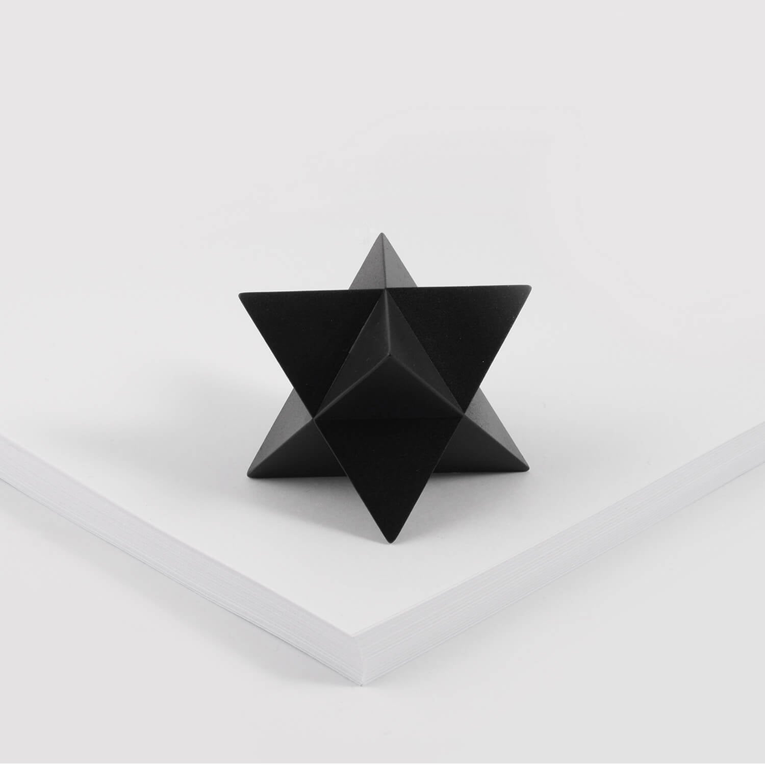 Black Oxide / Mobile / BlackMenu / Merkaba Paperweight, designed By VAU