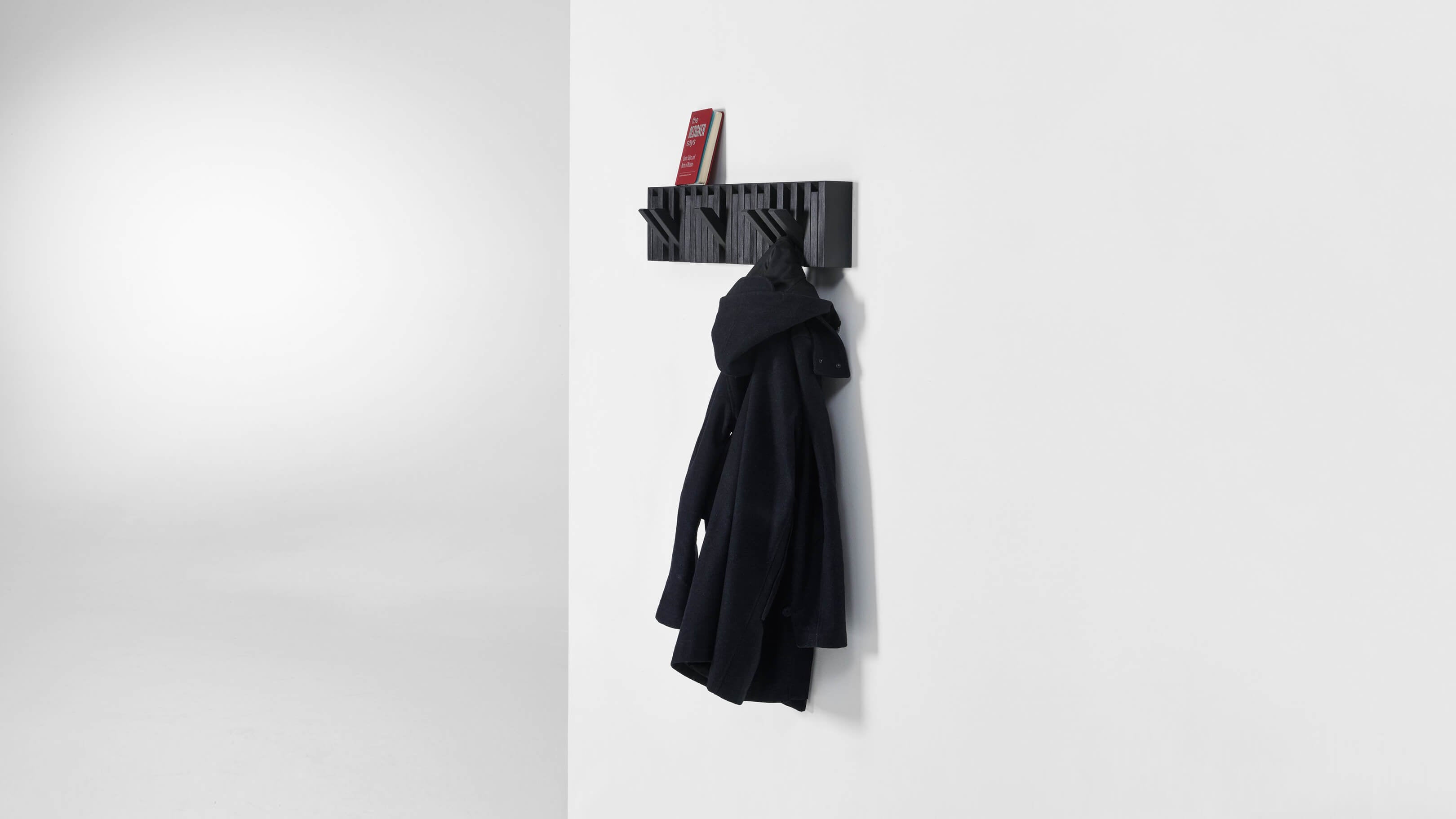 Black / Desktop / BlackMenu / Xylo Coat Rack, designed by Patrick Seha