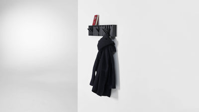 Black / Desktop / BlackMenu / Xylo Coat Rack, designed by Patrick Seha