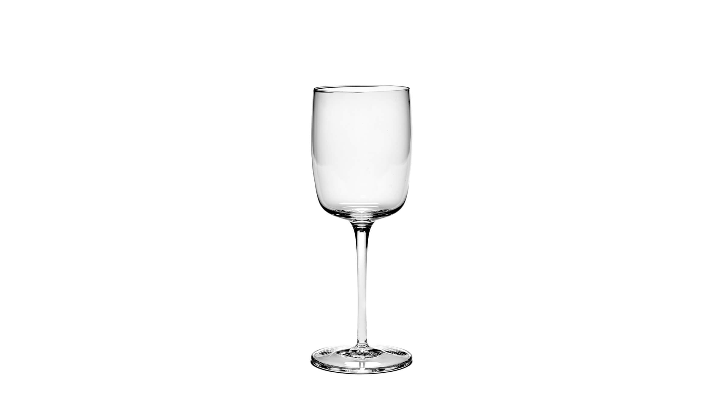 White Wine Glass / Desktop / BlackMenu / Passe Partout Glassware, designed by Vincent Van Duysen