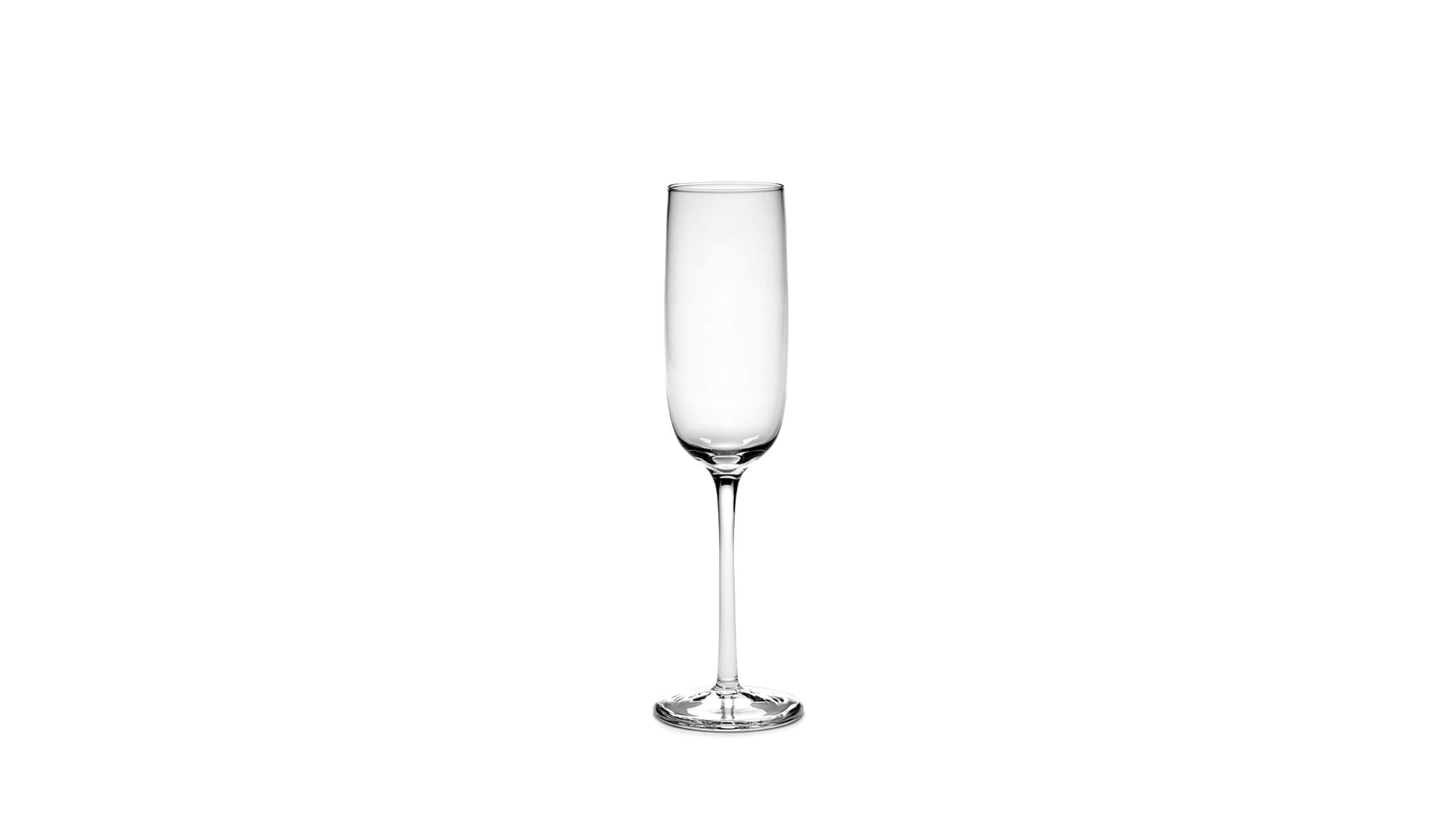 Champagne Flute / Desktop / BlackMenu / Passe Partout Glassware, designed by Vincent Van Duysen