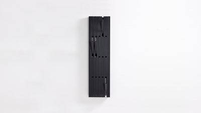 Small / Oak Black / Desktop / BlackMenu / Piano Coat Rack, designed by Patrick Seha