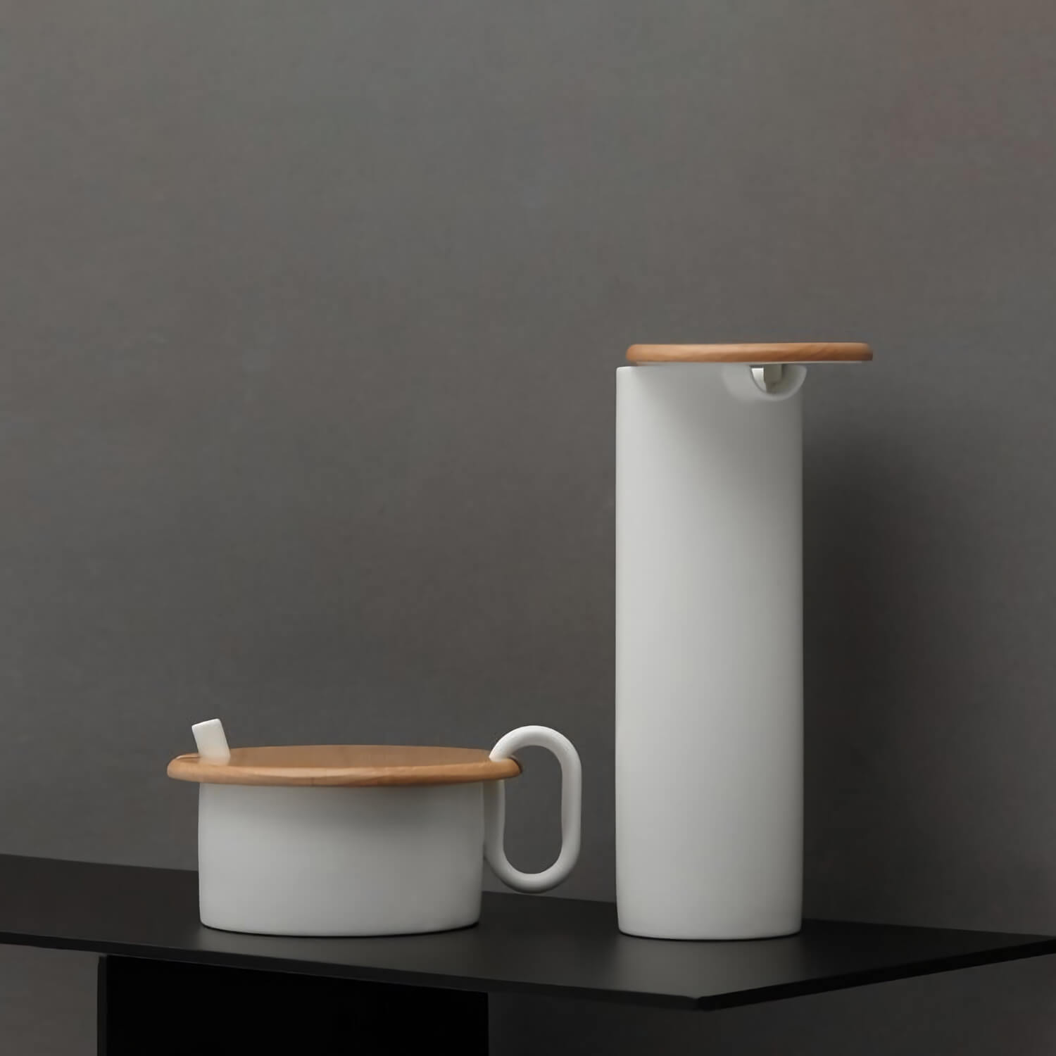 White / Mobile / BlackMenu / Plank Carafe, designed by Nendo