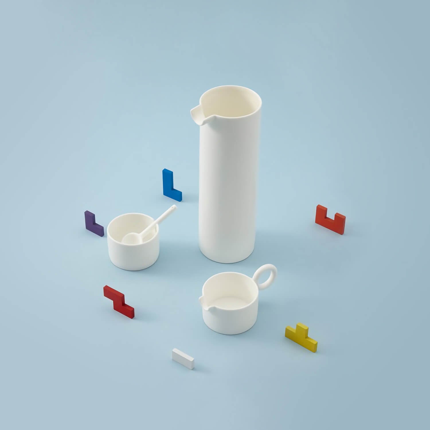White / Mobile / BlackMenu / Plank Carafe, designed by Nendo