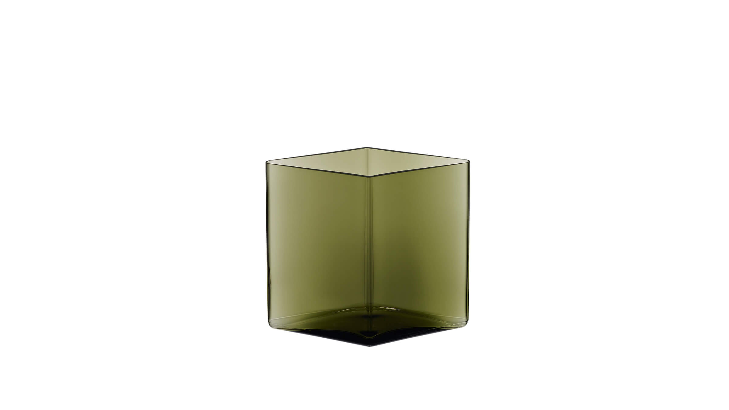 Moss Green - Large / Desktop / BlackMenu / Ruutu Vases, designed by Erwan & Ronan Bouroullec